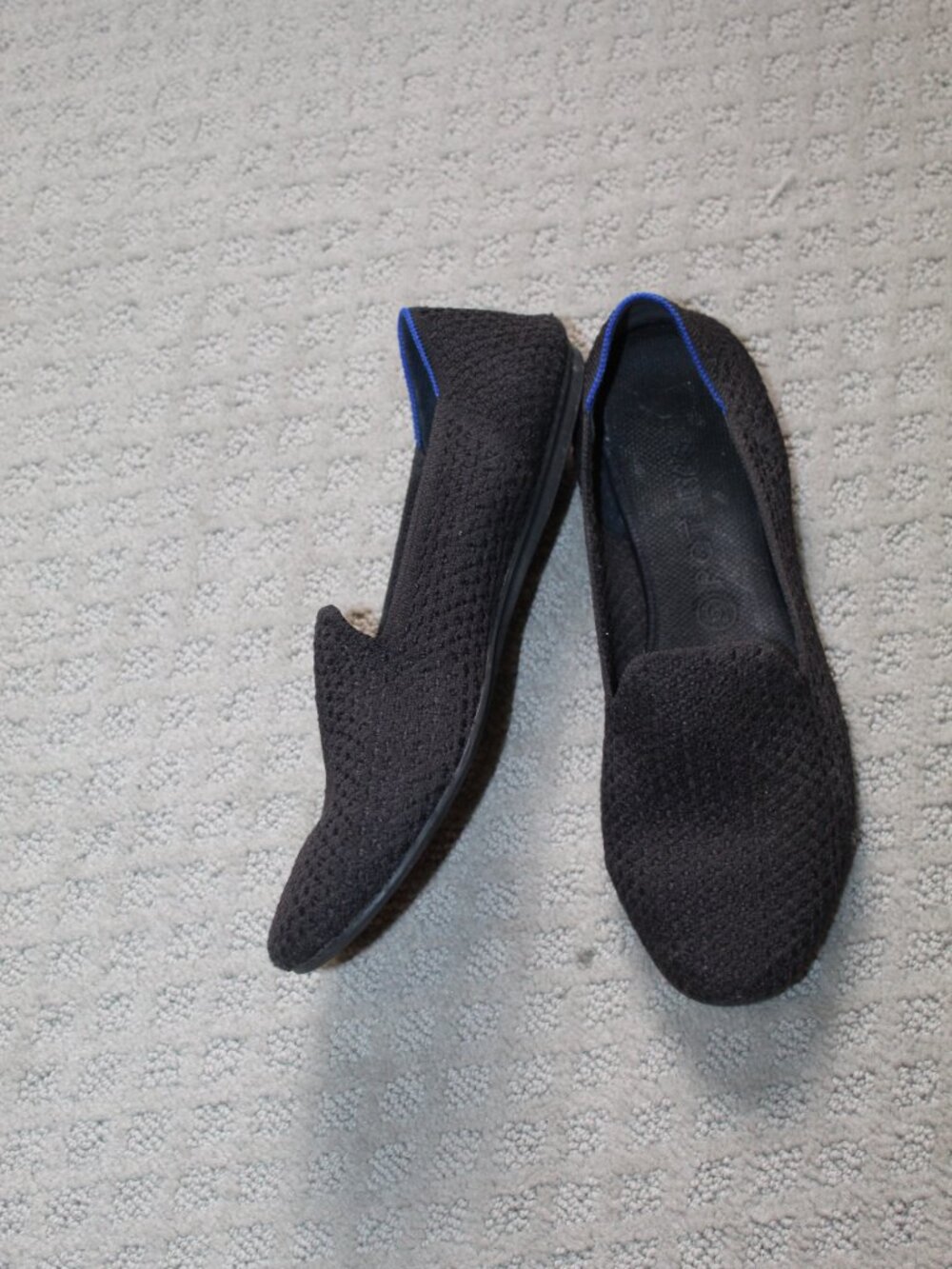 Rothy's Size 10.5 Black Round Toe Flats